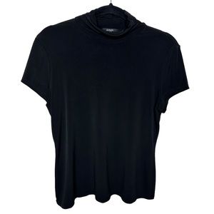 Preowned Alfani black petite mock turtleneck blouse
